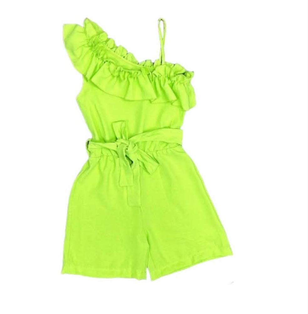 Girls lime play suit