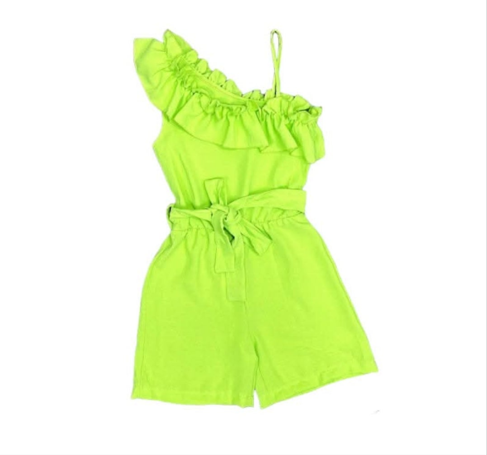 Girls lime play suit