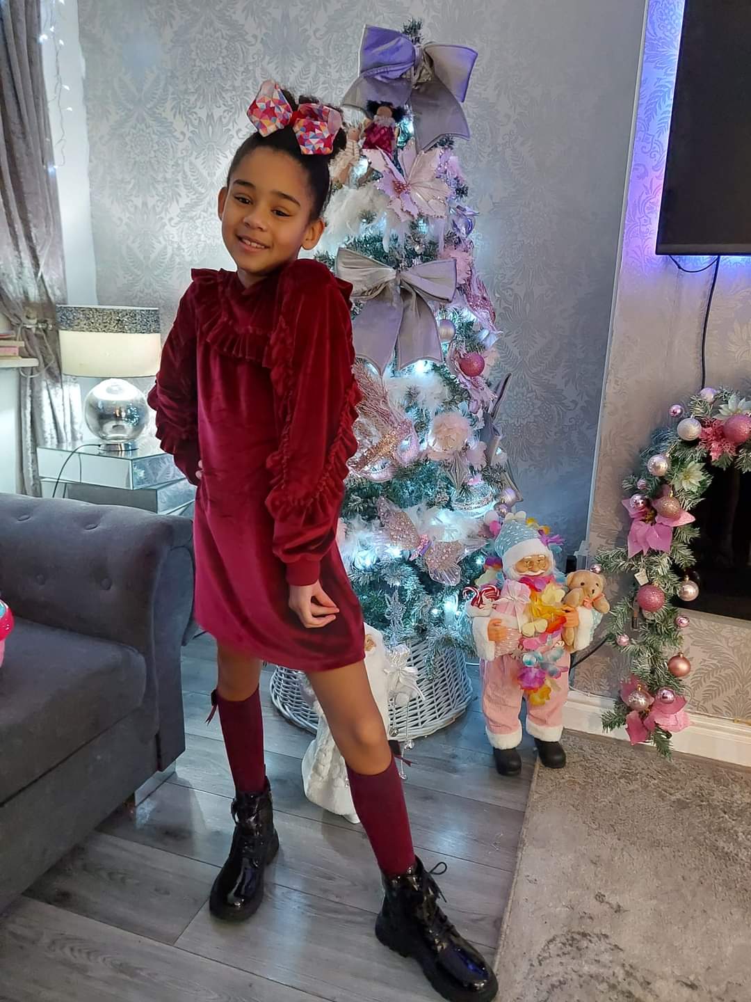 Velour dress