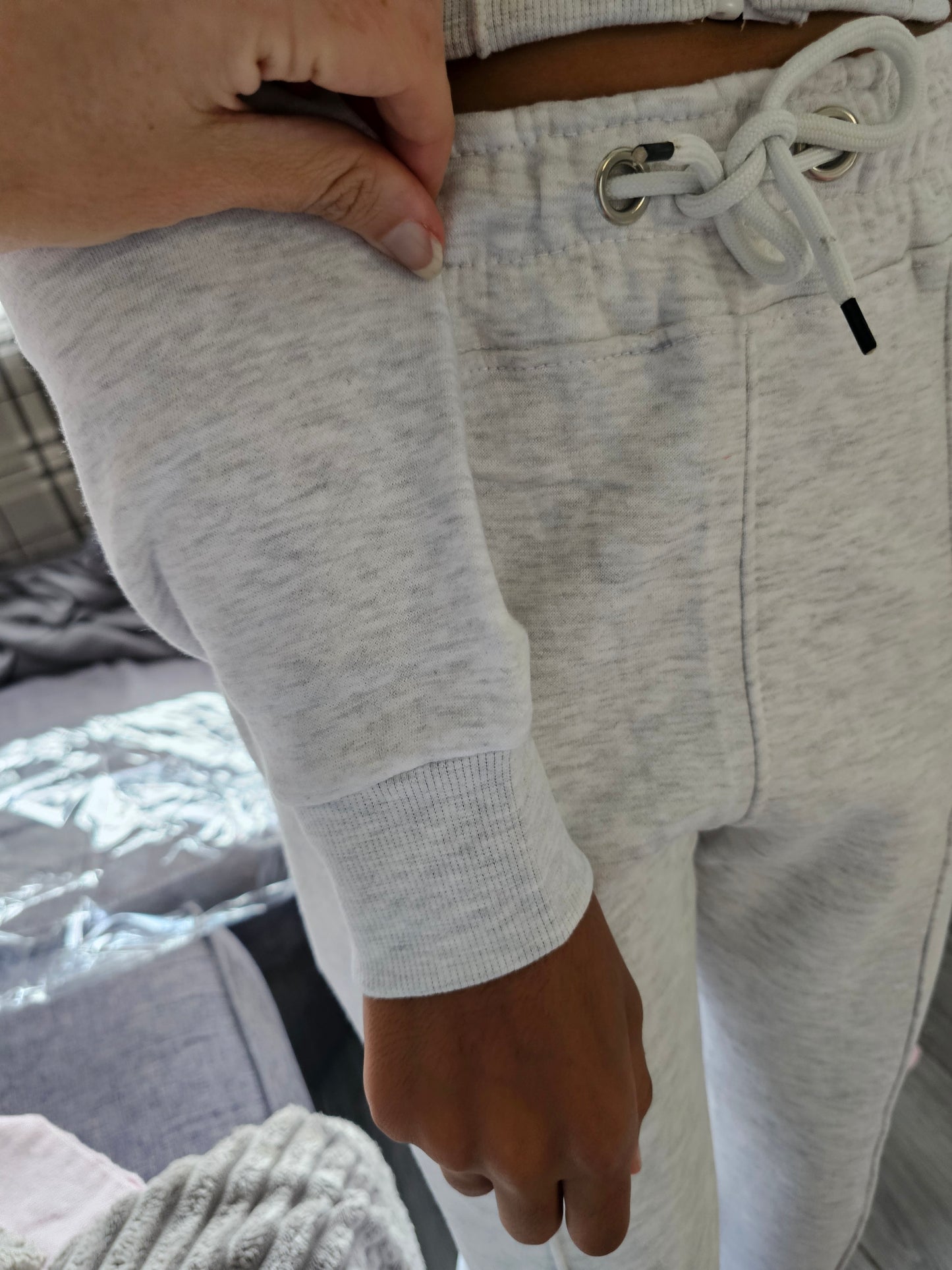 Grey lounge set size up if tall