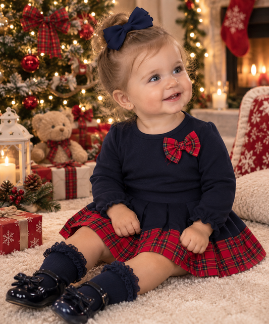 Blue tartan set
