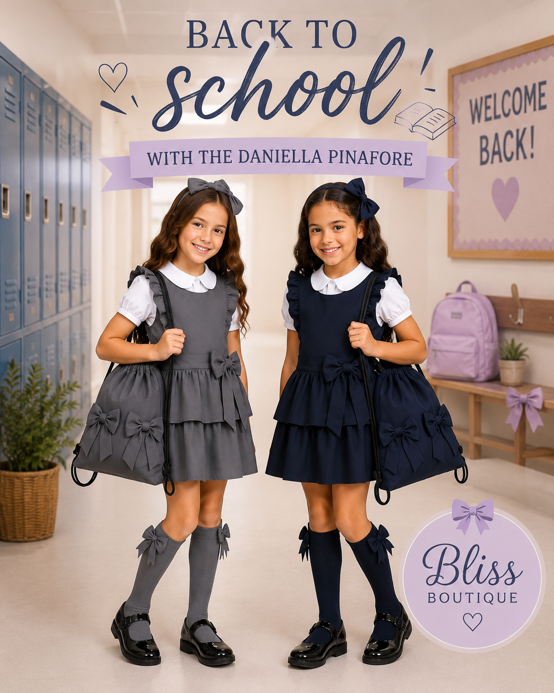 Daniella 2 peice school dress and shirt