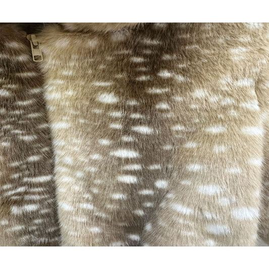 Bambi faux fur coat no hood one