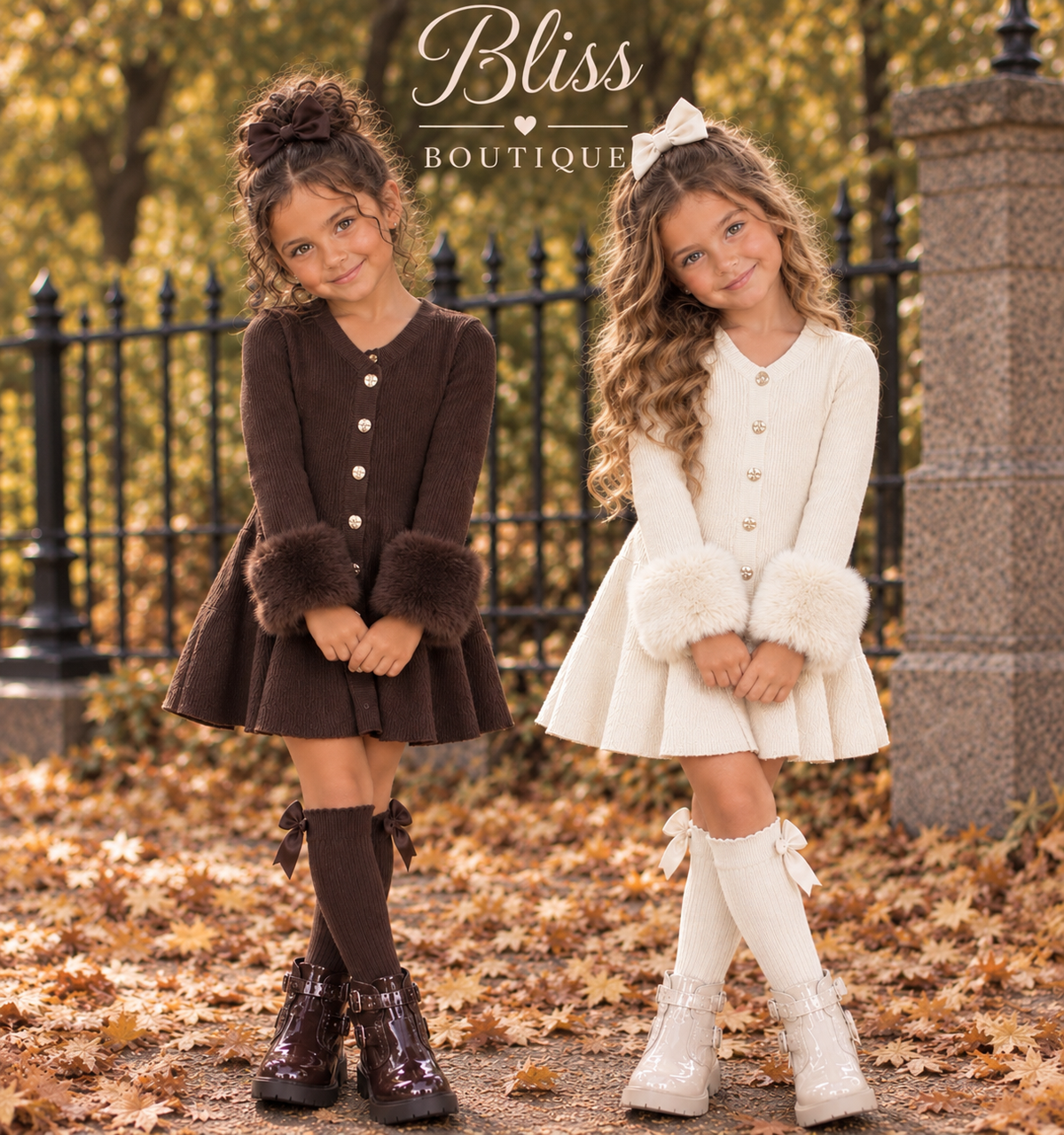 Varnia faux fur dress