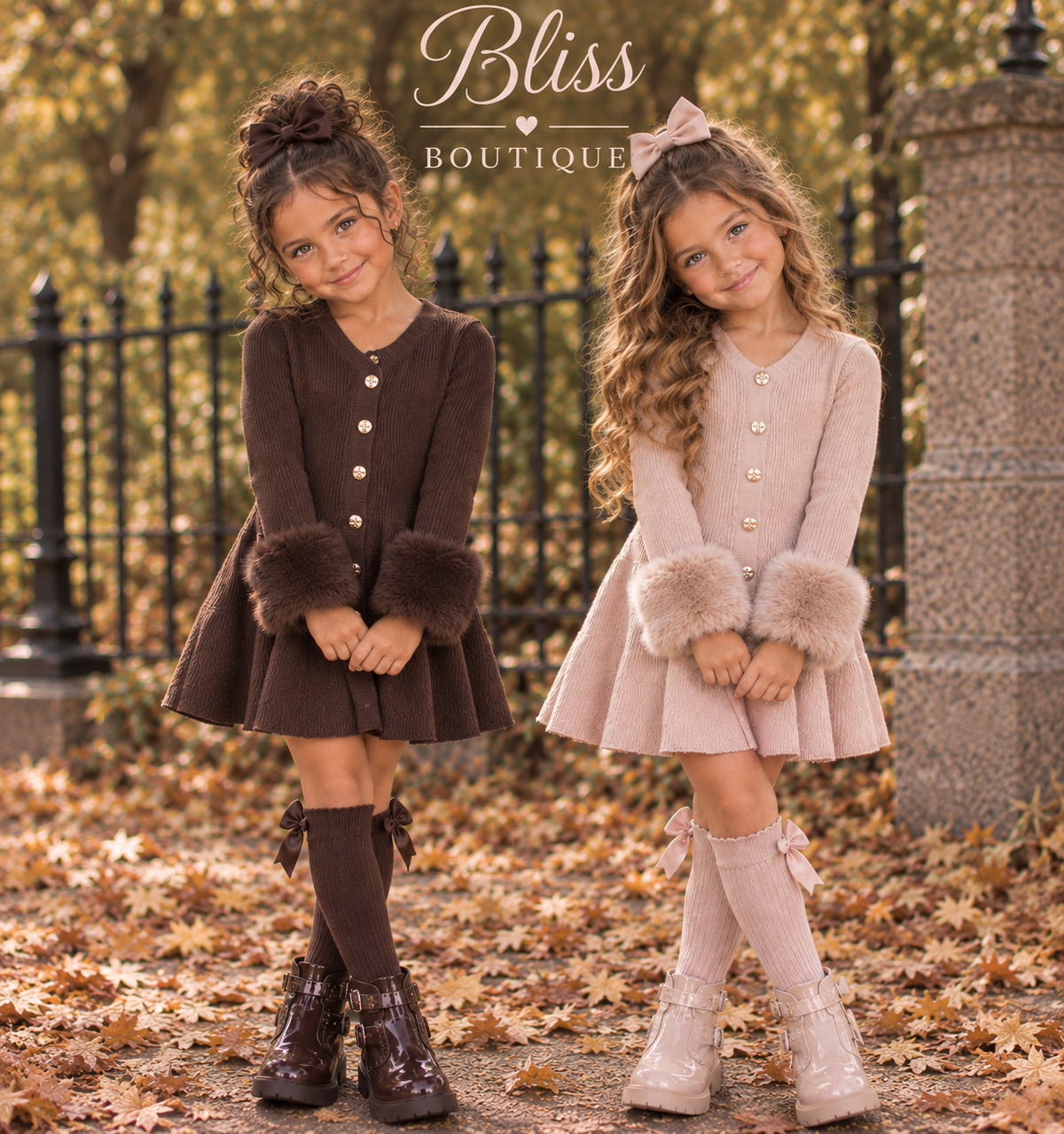 Varnia faux fur dress