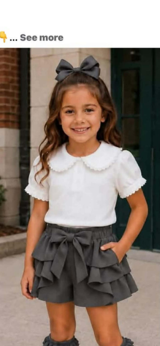 White melia polo