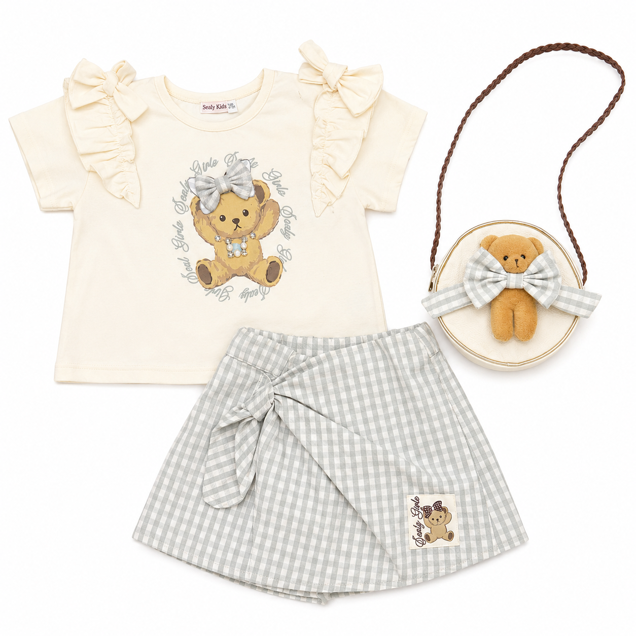 Teddy skort set and bag