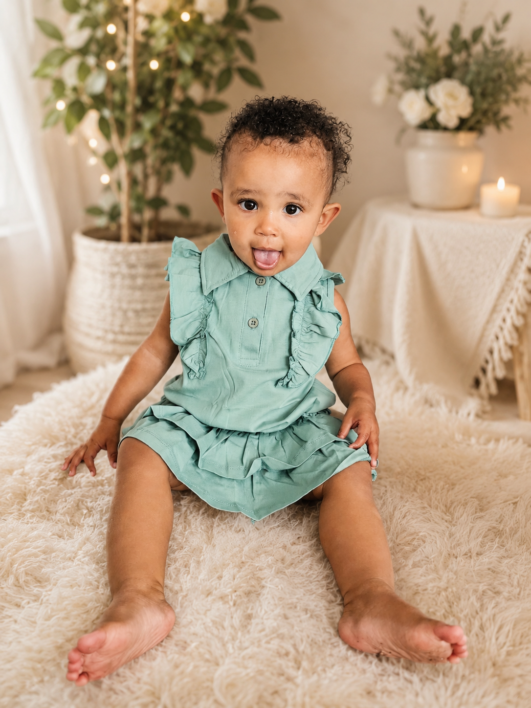 Ruffle dress