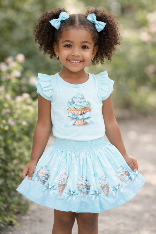 Cupcake skirt set