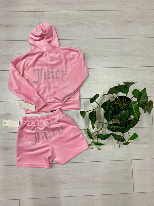 Baby pink juicy set