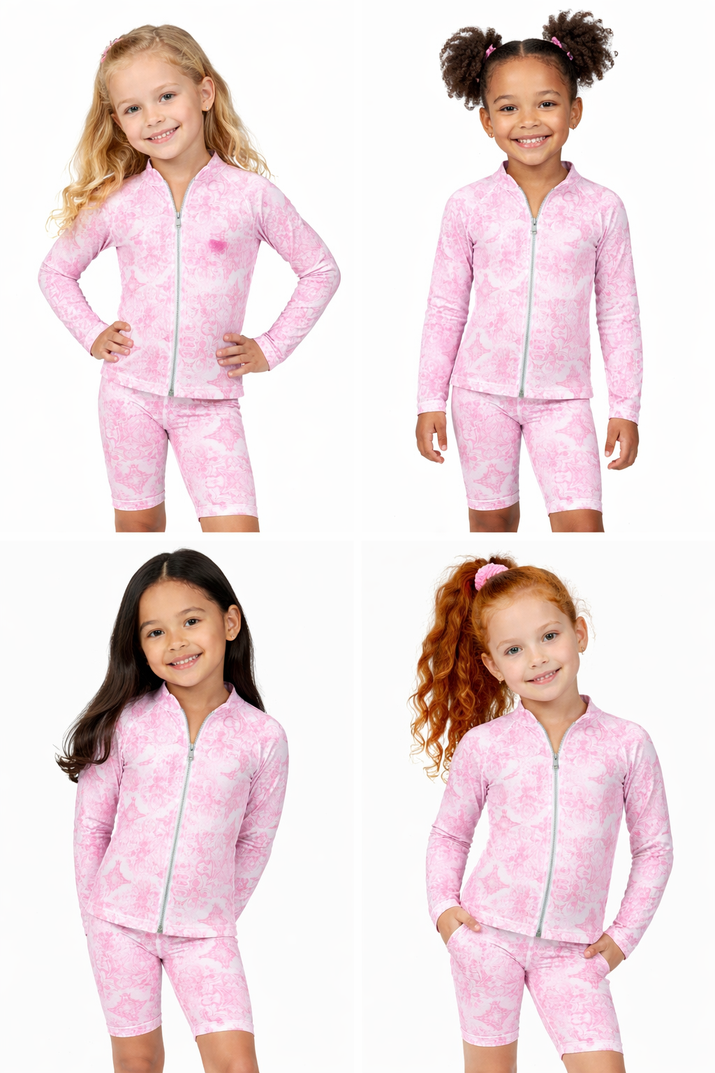 Pink lorenzo does not include crop top.