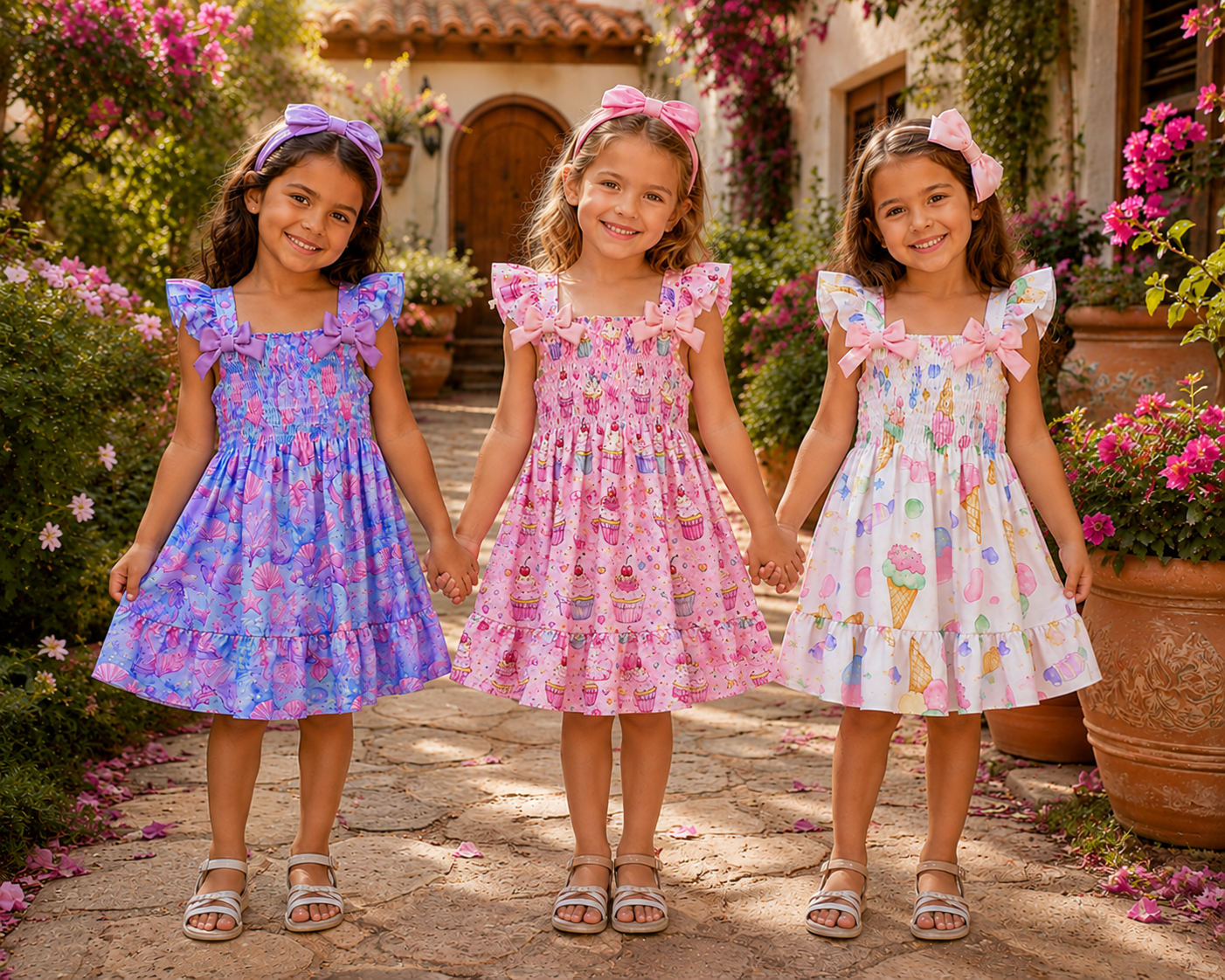 Pretty bow dresses