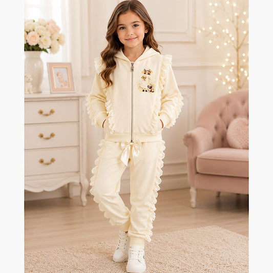 Belisa ruffle lounge set