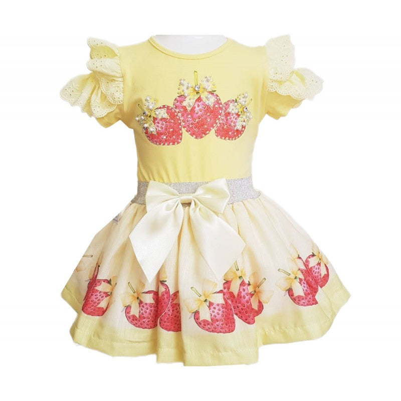 Lemon lush skirt set