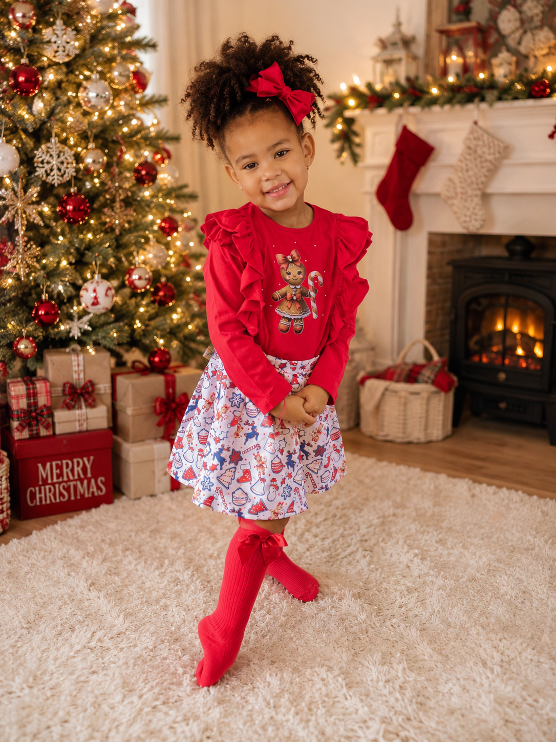 Red amaya set big size size down