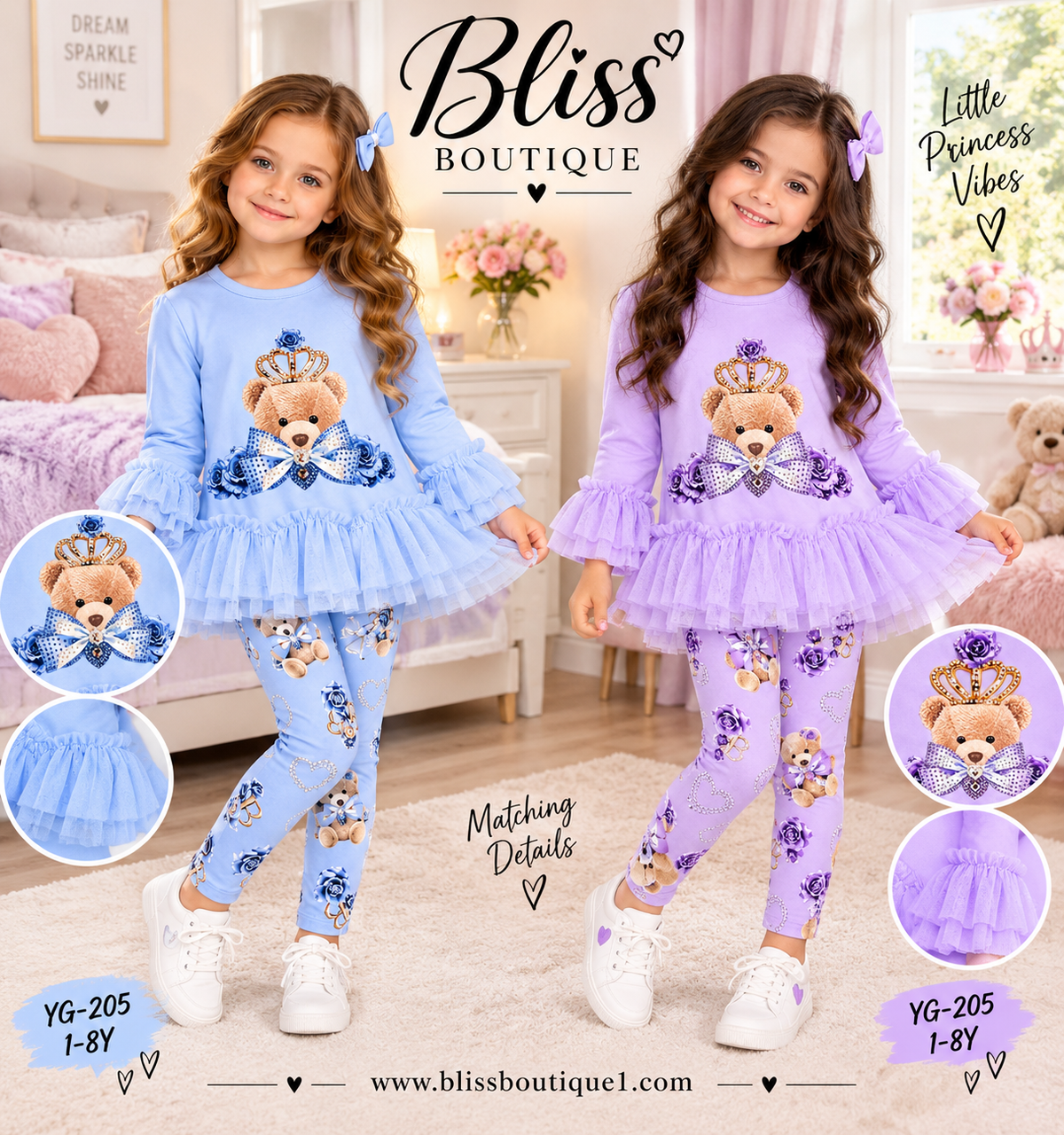 Teddy bear leggins set