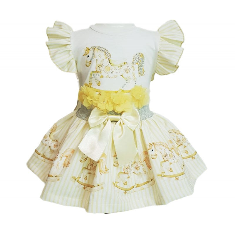 Lemon tilly skirt set