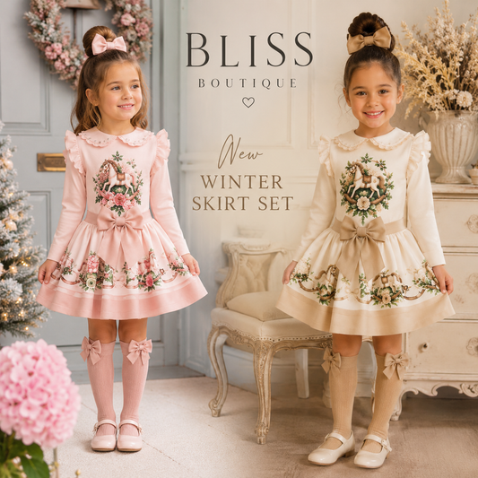 Chelsea rocking horse skirt and top