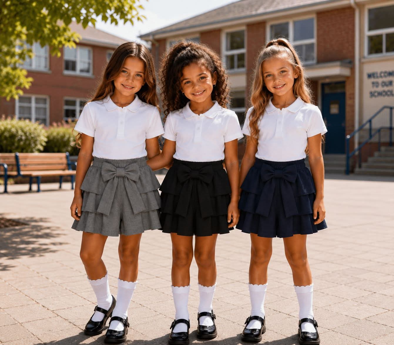 Pre order bliss ruffle school shorts