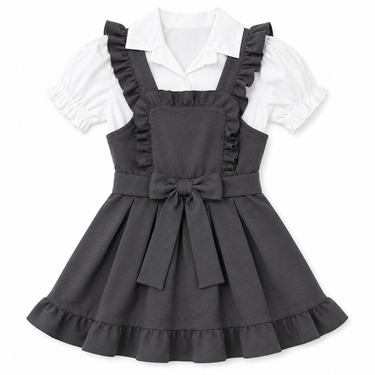 Darla shirt and pinafore